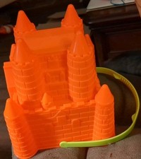 NIB Ocean Beach Sand Toys Vacation Colorful Plastic Multiple Pieces Sandcastle