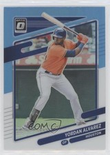 2021 Panini Donruss Optic Carolina Blue & White Prizm Yordan Alvarez #177 0i8b