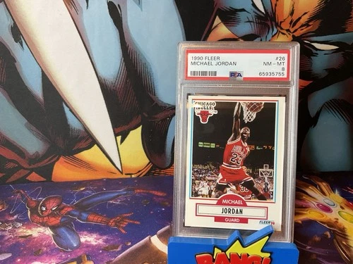 🔥1990 Fleer #26 Michael Jordan 🔥Chicago Bulls