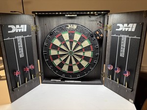 DMI Darts - Dartboard with Cabinet – Escalade sports, lighted! 