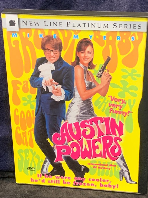 AUSTIN POWERS, International Man Of Mystery (DVD, 1987, NewLine)  *Mike Myers*
