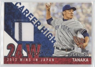 2015 Topps Career High Relics Masahiro Tanaka #CRH-MTA 0c6