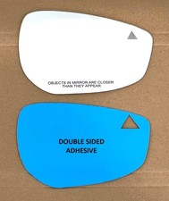 Blind Spot Mirror Glass For 2019-2025 Mazda 3 Passenger Side Right Adhesive