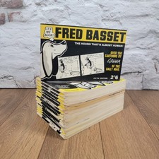 Fred Basset 1960s Book Bundle, Lot of 16 Books - Editions 5 to 18 + 20 & 21