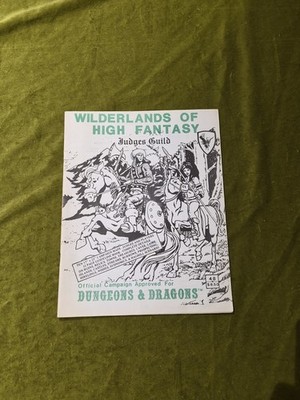 Wilderlands of High Fantasy , no maps (Dungeons & Dragons / Judges Guild)
