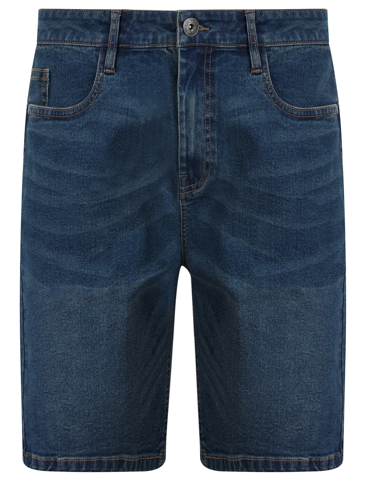 Tokyo Laundry Denim Shorts Mens Stretch Cotton Slim Fit Vintage Wash Chino Jeans