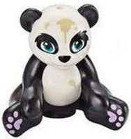Lego Friends Panda Sitzendes Tier Minifigur (Schwarz)