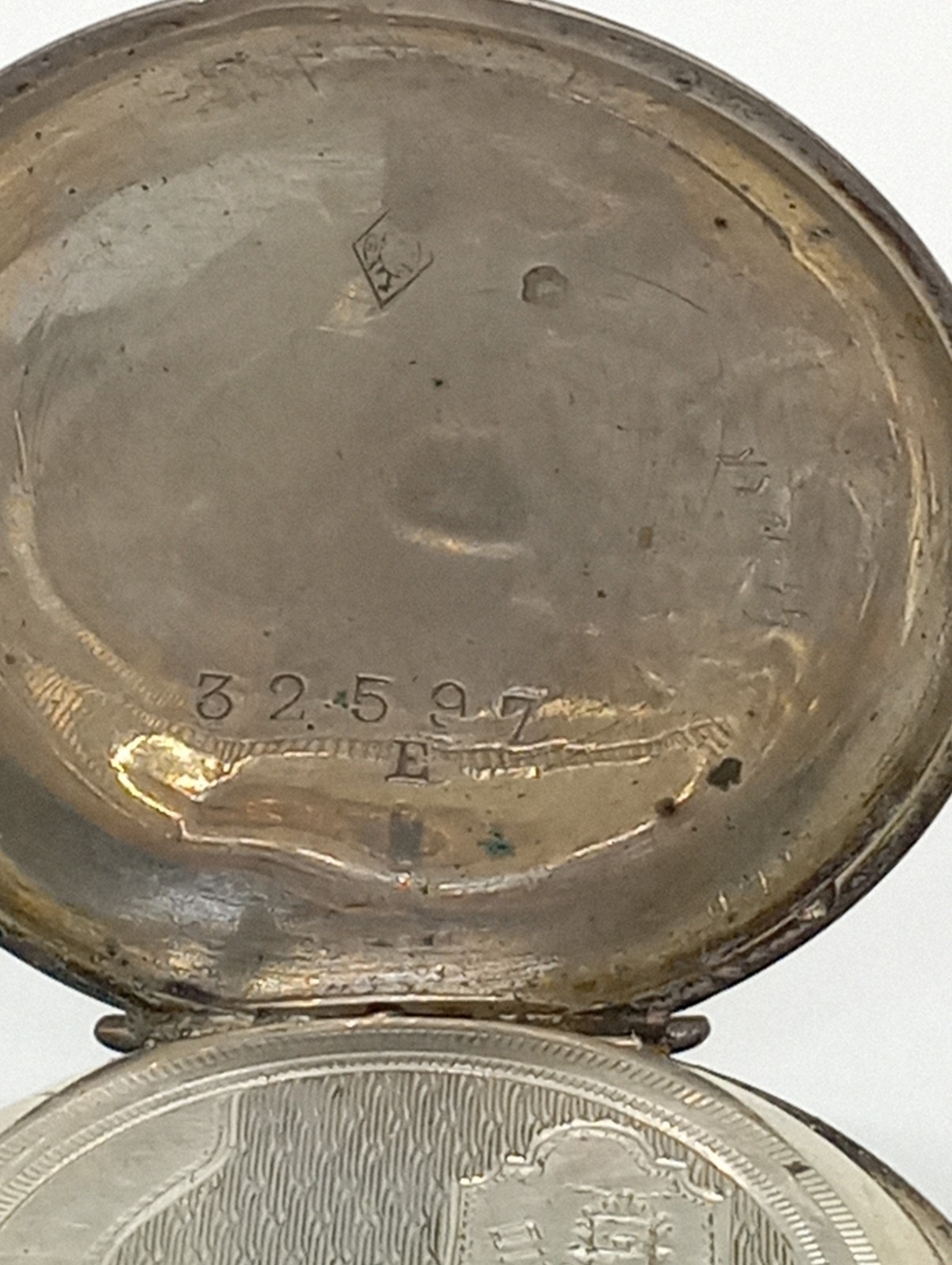 Antique Small KEY WIND SOLID SILVER POCKET WATCH … - image 13