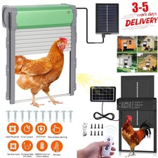 Automatic Chicken Coop Door W/Timer Aluminum Alloy Digital Waterproof Sensor AU