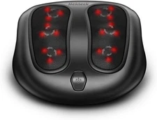 Nekteck Foot & Back Massager with Heat, Shiatsu Electric Kneading Foot Massage