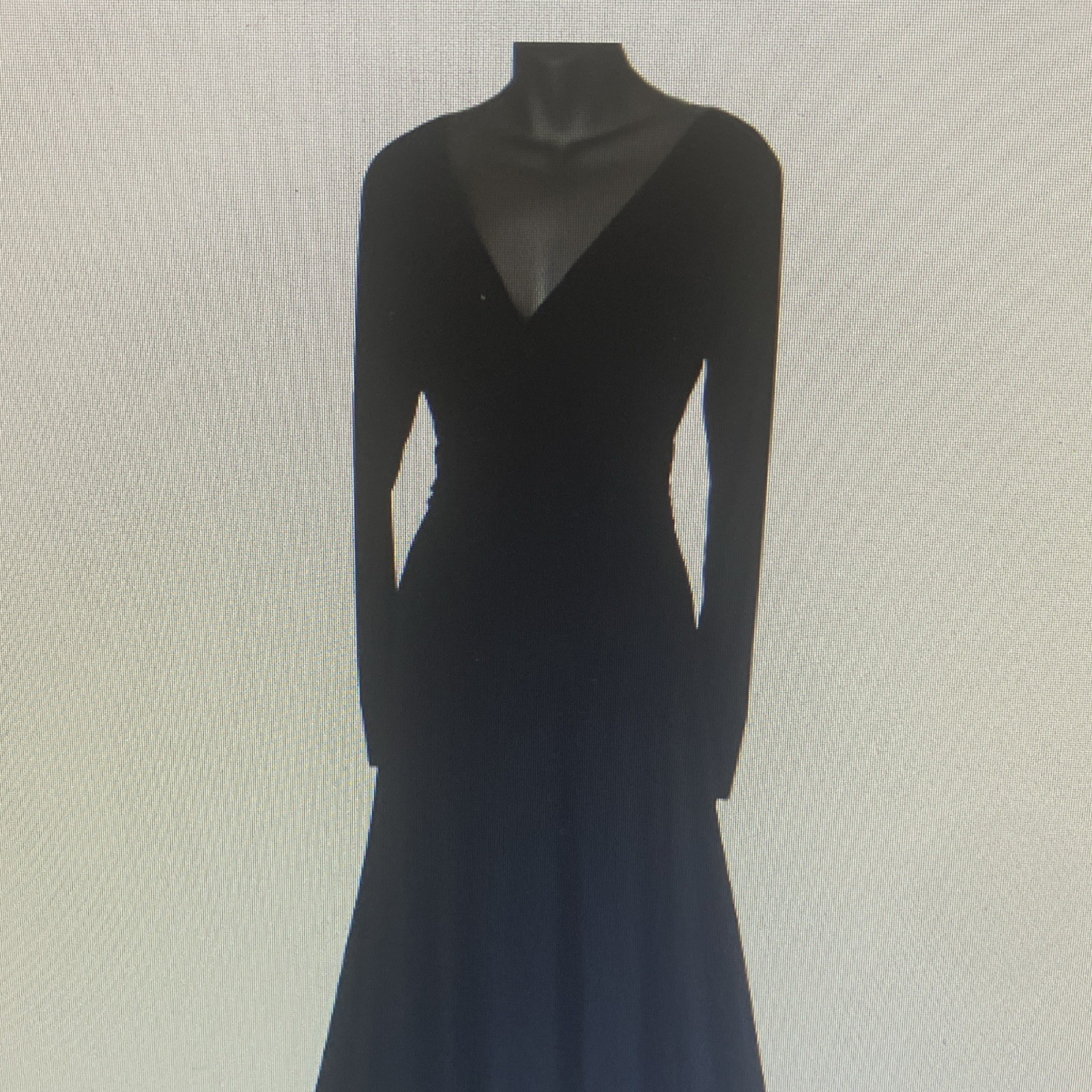 Women's V-Neck Long Maxi Dress, Solid Colors, Long Sleeve & Sleeveless Options