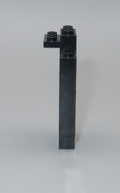 Lego panel  2x5x6 wall with stony window black with gray stones Castle 6085 6086