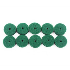 90Pcs Piano Keyboard Repair Parts Felt Washers for Balance Rail Green