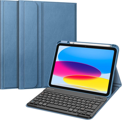 Tastiera AZERTY Francese per Ipad 10A Generazione 2022 10,9 Pollici - Tastiera A