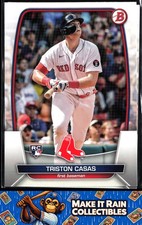 Triston Casas 2023 Bowman #2 Boston Red Sox Rookie RC