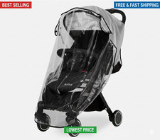 Clear Stroller Rain Cover, Universal Weather Shield Breathable Baby Stroller A1