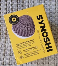 Synoshi Set of 2 Electric Spin Scrubber Replacement Cone-Shaped Brush Heads NEW
