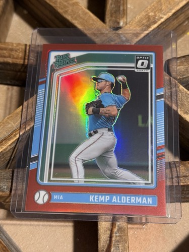 2024 Donruss Optic KEMP ALDERMAN RED PRIZM #140 /99 - Marlins