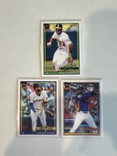 (3) 2026 Topps Series 1 35th anniversary card lot Henderson Alvarez Chourio