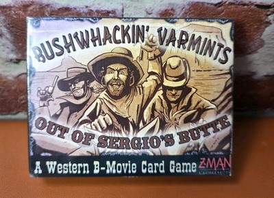 Bushwhackin' Varmints Out of Sergio's Butte B-Movie Kartenspiel Z-Man 