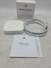 Apple A1392 MC414LL/A AirPort Express Wireless Router White Cord Manual Box EUC