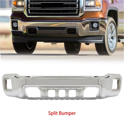 #ad #ad Chrome Steel Front Bumper Face Bar For 2014 2015 GMC Sierra 1500 W O Senser Hole $190.00