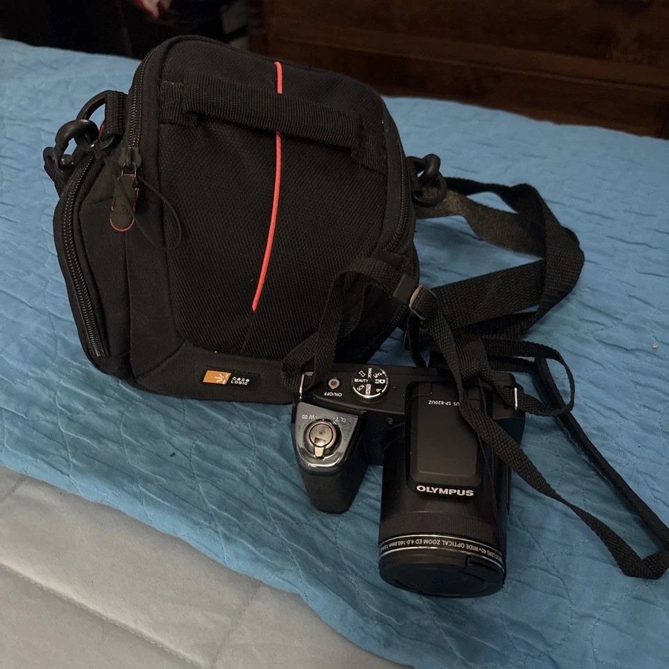 Olympus Stylus Series SP-820UZ 14.0MP Digital Bridge HD Camera 40x Wide Zoom - Image 2 of 4