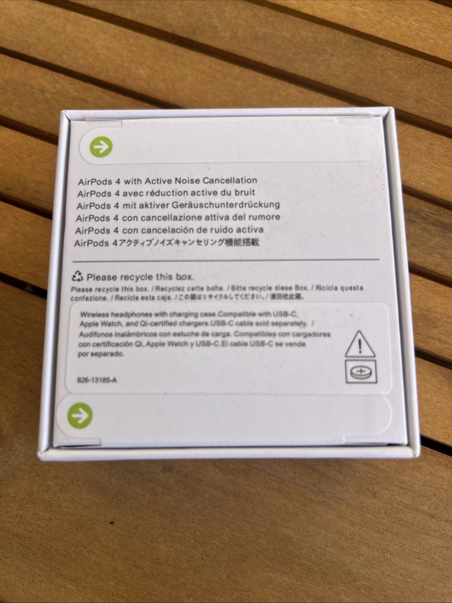 AirPods 4th Gen with ANC Noise Cancellation – NEW Sealed – MXP93CH