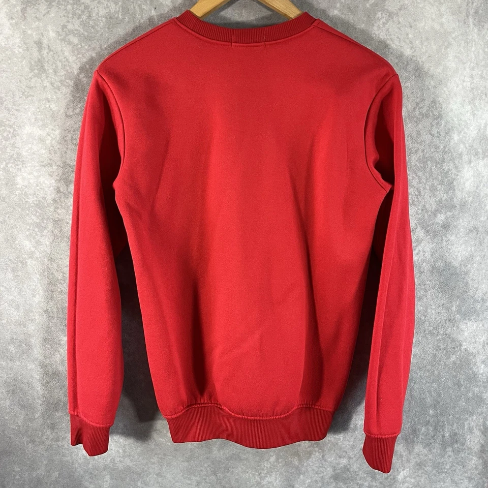 Comme des Garçons Play Sweater Mens Small S Red Double Pirate Yellow Green Heart - Image 3 of 4