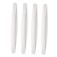 4pcs Car Bumper Guard Strip Anti-Collision Anti-Scratch Bumper Protector White