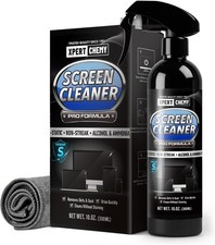 Screen Cleaner Spray and Wipe, 10oz TV Screen Cleaner Spray and Microfiber Cloth