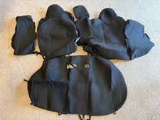 Used Coverking brand Neoprene Rear Seat Cover - Tesla Model 3 2017-2023