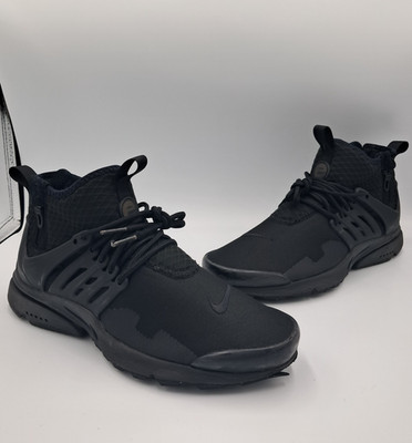 Size 8 - Nike Air Presto Mid Utility Triple Black - DC8751-003- RETAIL $280