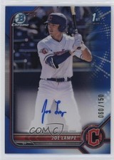 2022 Bowman Draft Chrome Pick Blue Refractor 60/150 Joe Lampe #CDA-JL Auto p2h