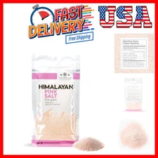 1 lb Fine Himalayan Pink Salt - Kosher, Nutrient-Rich All-Purpose Cooking Salt