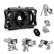 360  Telescope Adapter, Upgraded Binocular Photo Adapter for Android  iPhone...
