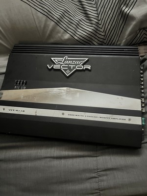 Lanzar Vector 4-Channel Car Amplifier (Model VCT-4110).