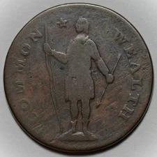 1788 Massachusetts Colonial Copper Cent
