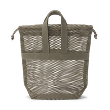 MUJI Drawstring bag with 3D mesh handle Small 23 x 8 x 23 cm