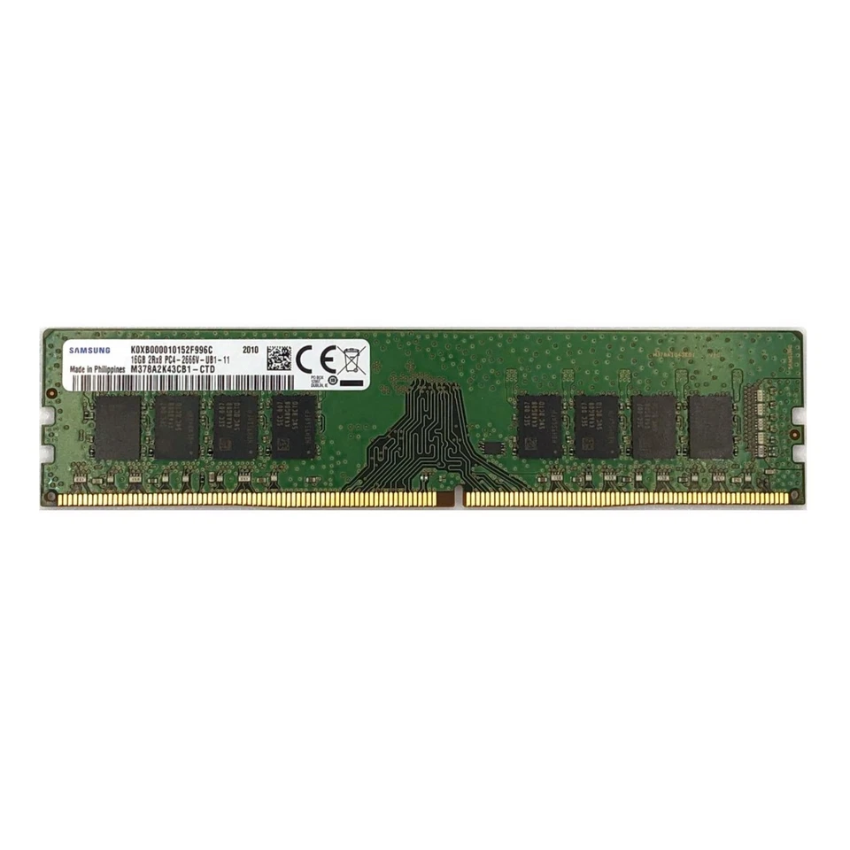 32GB (2X16GB ) Samsung DDR4 2666MHz PC4-21300 UDIMM Memory RAM M378A2K43CB1-CTD - Image 2 of 4