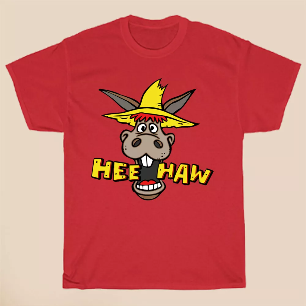 Hee Haw Donkey Logo Country TV Show Men&#039;s Red T-Shirt Size S-5XL | eBay