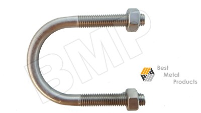 U-Bolts with Nuts 304 Stainless Steel  M10 x 3/8 2 x 3.64 1200601
