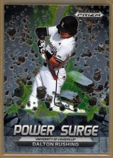 2022 Prizm Baseball Dalton Rushing Rookie Power Surge PS-DR