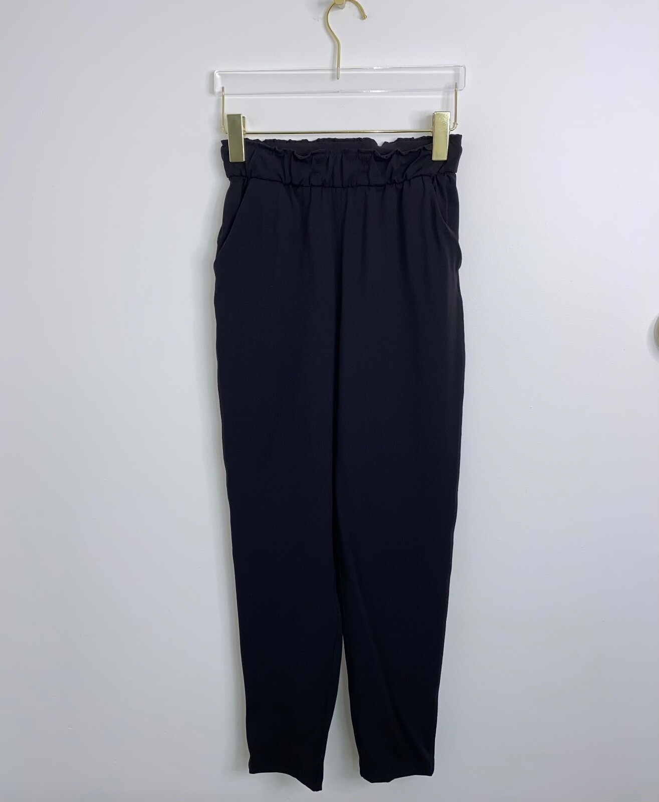 Lululemon Keep Moving Pants Sweatpants Women's Black 7/8 High Rise