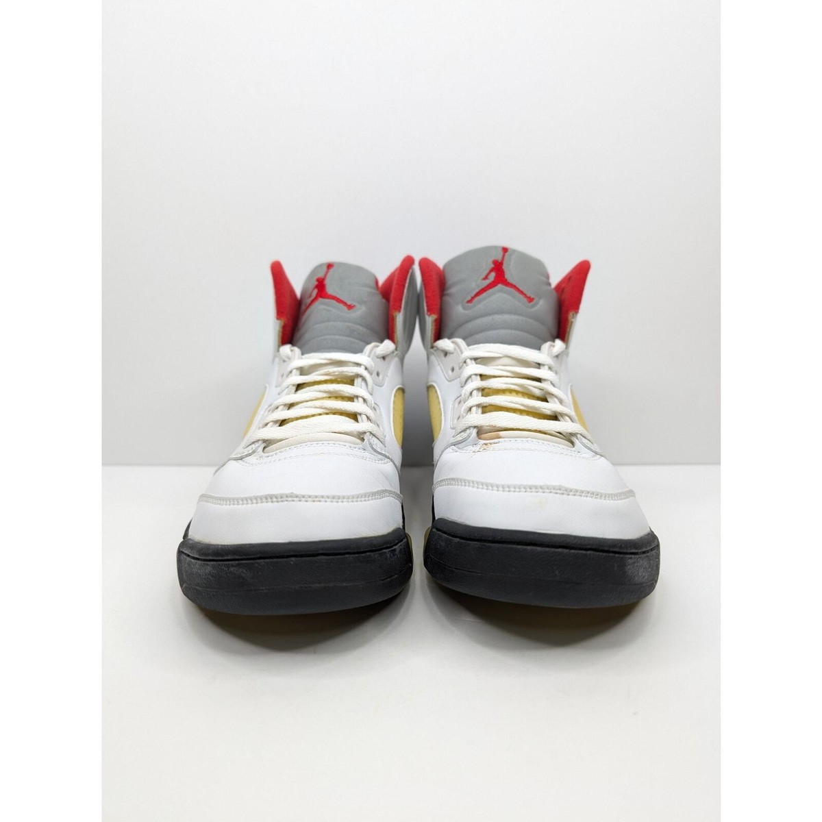 Vintage Nike Air Jordan 5 V Sneakers Mens Size 9.5 Fire Red  display picture 3