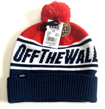 VANS By Off The Wall Pom Beanie Kids Winter Hat Knit Hat Boys Girls