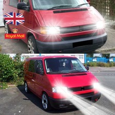 For VW Transporter T2 T4 T5 - 4Side LED Headlights Bulbs H4 Conversion Kit White