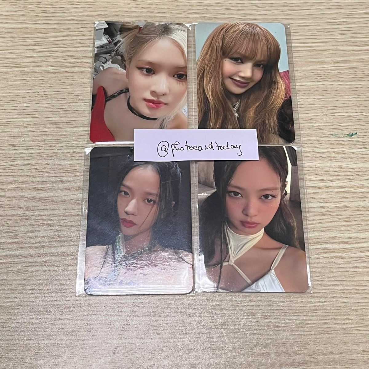 BLACKPINK BORN PINK VENOM MD PHOTOCARD OFFICIAL POB PRE-ORDER