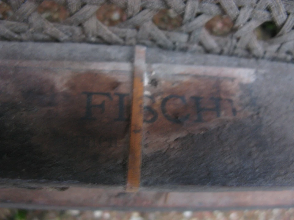 RARE! chaise de bistrot cannée Fishel - Photo 2/4