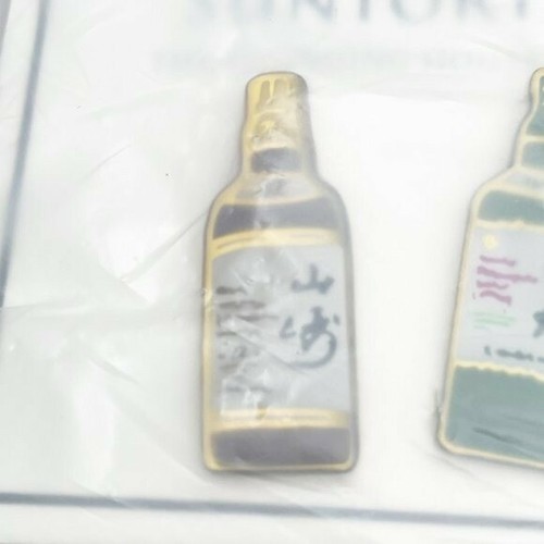 NIP Suntory Japanese Whisky HAKUSHU YAMAZAKI HIBIKI Enamel Lapel Pin Set - Picture 4 of 6
